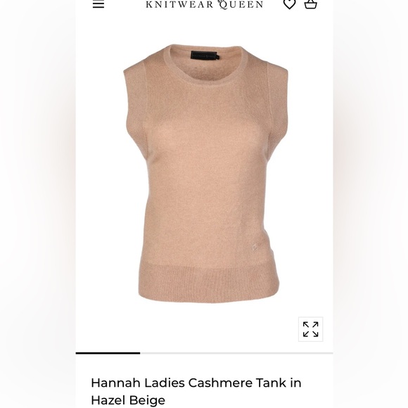 Knitwear Queen cashmere tank - Picture 13 of 13